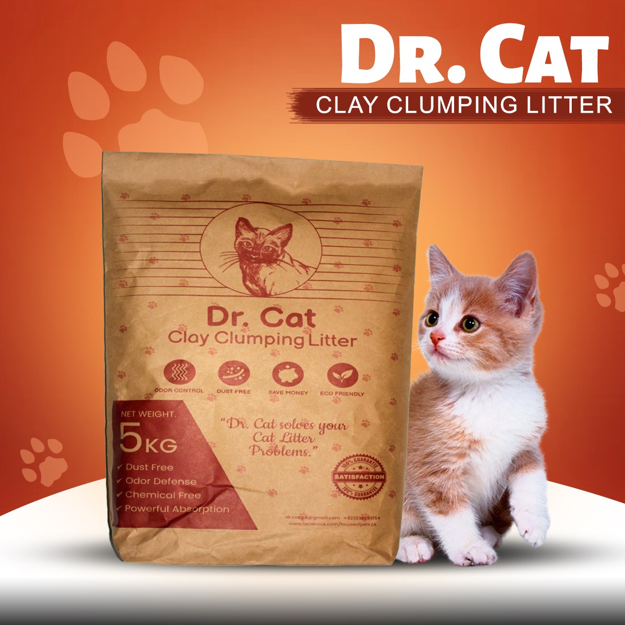 Dr Cat litter 5kg PetsNPets