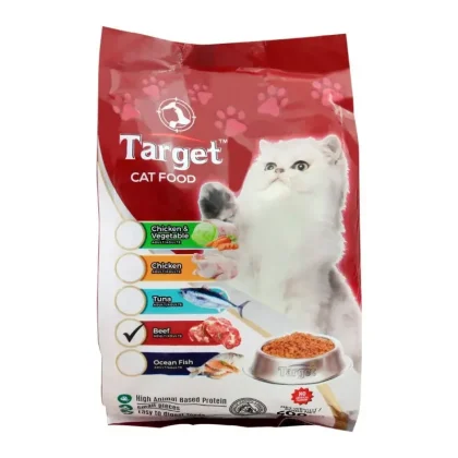 Target cat food 450g Beef Flavor