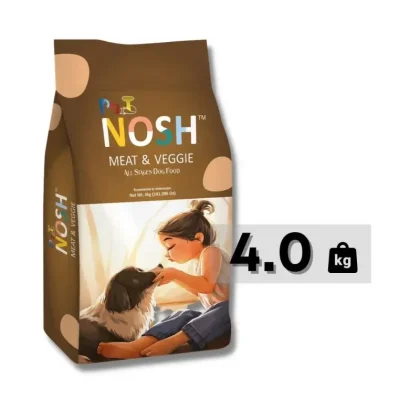 Nosh Dog Food Meat and Veggie Flavor for All Stages