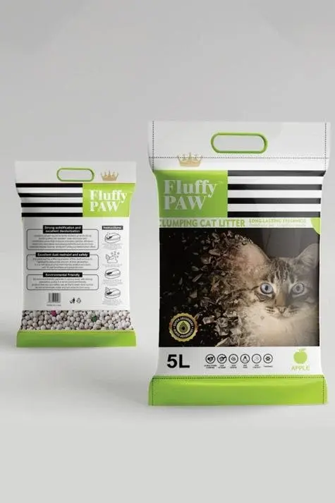 FLUFFY PAWS SCENTED CAT LITTER