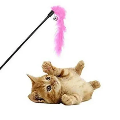 Cat Furr Stick Toy