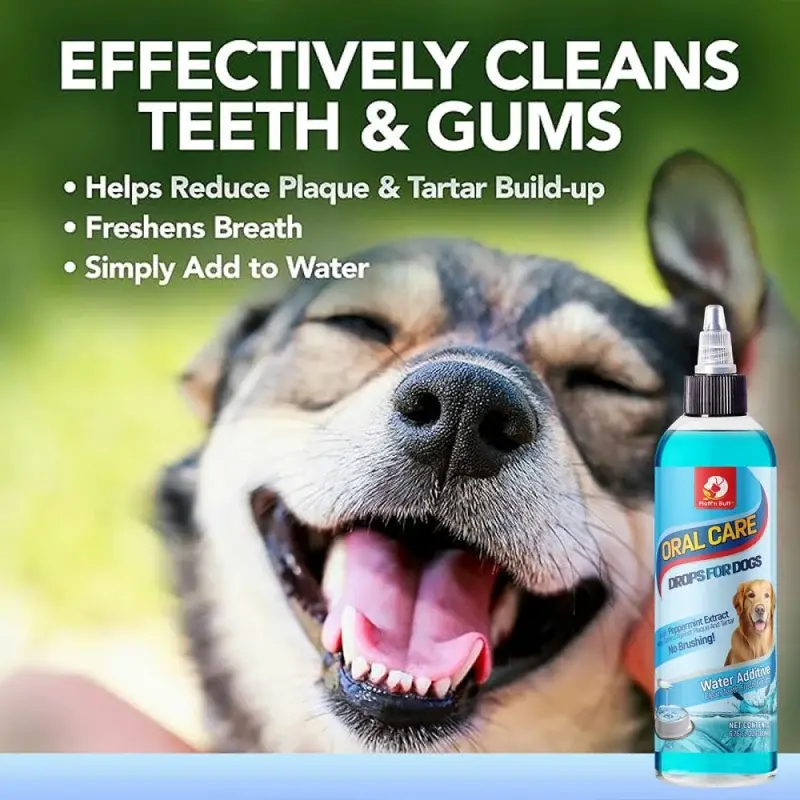 Oral Care Drops for Pets Teeth and Mouth smell