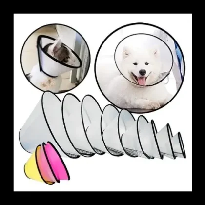 Elizabethan Collar ( E Collar ) For Pet Grooming, Bath, Spray, Surgery Cats and Dogs