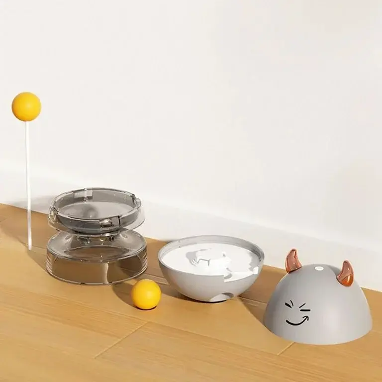 Tumbler Balance toy Keep your cat active and mentally stimulated with the Cat Ball Toy & Treat Dispenser. It rolls, rewards, and encourages healthy play with adjustable treat release and durable design