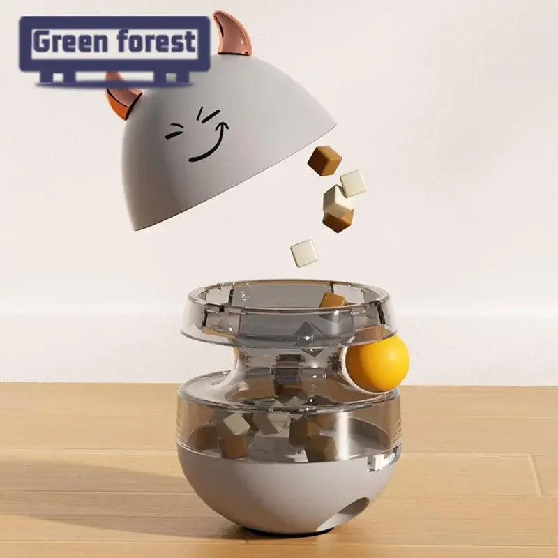 Tumbler Balance toy Keep your cat active and mentally stimulated with the Cat Ball Toy & Treat Dispenser. It rolls, rewards, and encourages healthy play with adjustable treat release and durable design