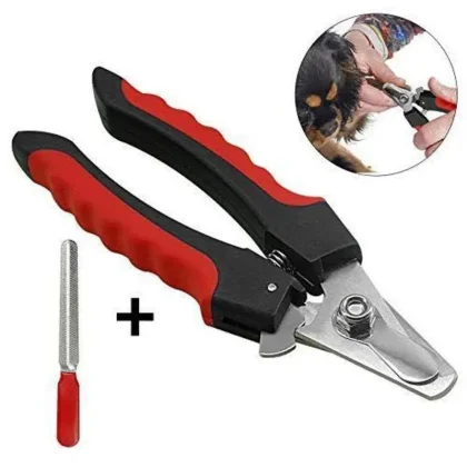 Premium Nail Cutter/Clipper for cats and dogs of all sizes and life stages. Features sharp stainless steel blades, safety guard, and non-slip handle for safe, stress-free grooming at home.