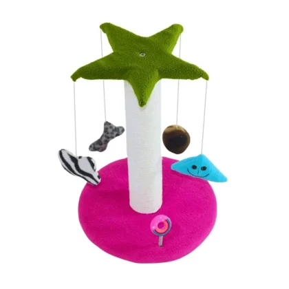 New Design Scratching Post for Cats – durable sisal post for safe claw care, fun play, and furniture protection. Perfect for kittens and adult cats.