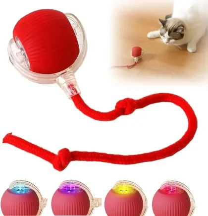 Buy the Rolling Smart Electric Pet Ball for Cats and Dogs at the best price in Pakistan. This interactive auto-moving ball keeps pets active, healthy, and entertained with smart motion, LED light, and long battery life. Perfect toy for reducing boredom and boosting daily exercise.