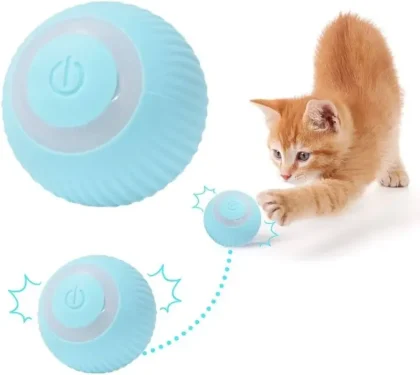 Buy the FARLEY Smart Interactive Cat Ball Toy at the best price in Pakistan. This automatic rolling toy keeps cats active, healthy, and entertained with smart motion and LED light. Perfect for boosting exercise, reducing boredom, and encouraging natural play.