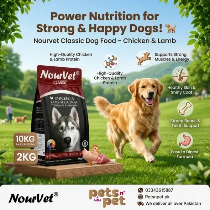 Nourvet Classic Dog Food Chicken and Lamb 2kg and 10kg