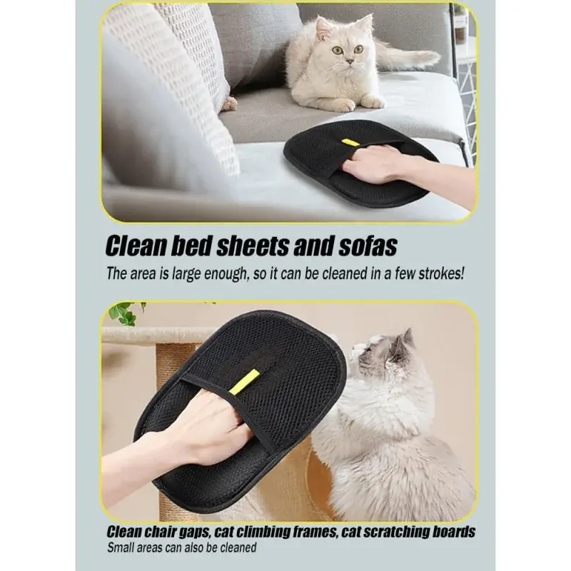 Pet Hair Remover Glove, Lint Remover Glove, Dog and Cat Hair Remover Glove - Image 4