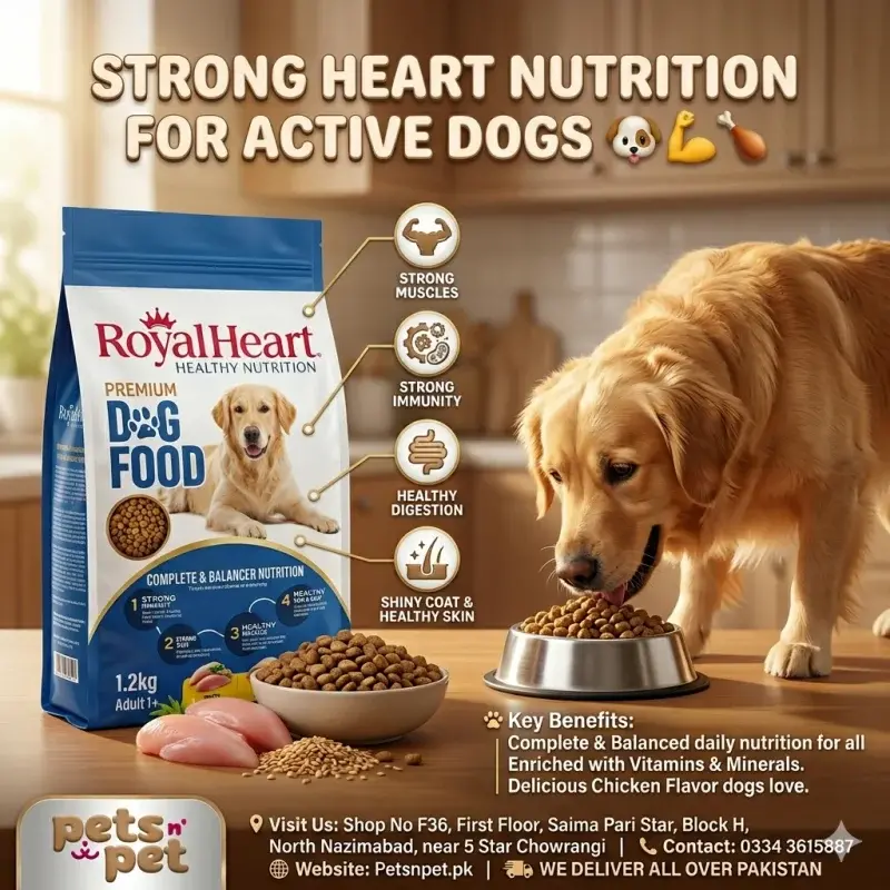 Royal Heart Dog Food 1.2kg – Chicken Flavor