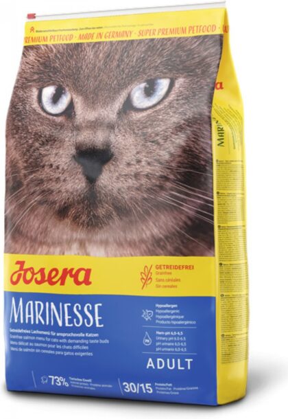 JOSERA Marinesse Grain-Free Salmon Cat Food 2kg | Hypoallergenic Nutrition for Sensitive Cats