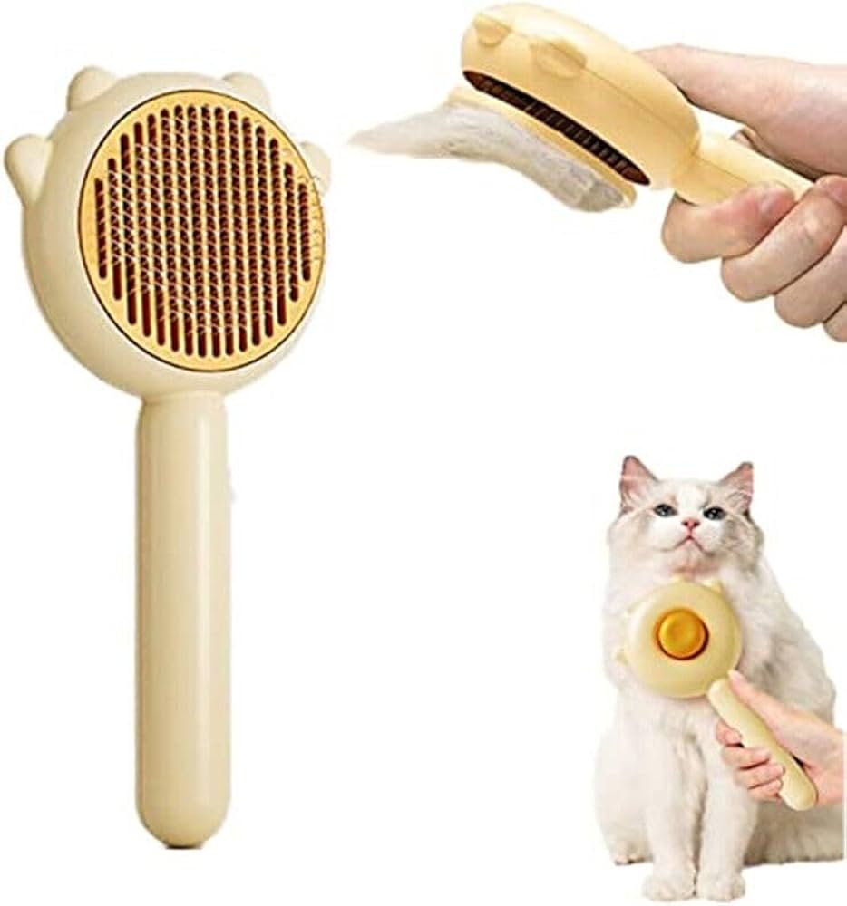 Push button brush