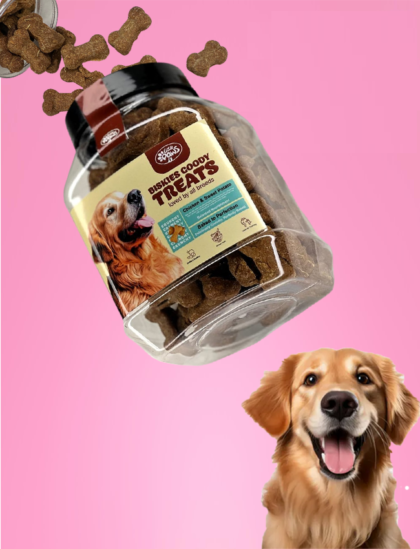 Little Paws Biskies Dog Treats – Chicken & Sweet Potato Biscuits for All Breeds | Healthy Crunchy Training Snacks