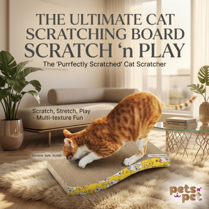 Cat scratching board
