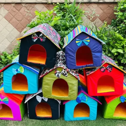 Cat House _ XXL size Cozy Soft Comfortable Design for Cat family and Dogs
