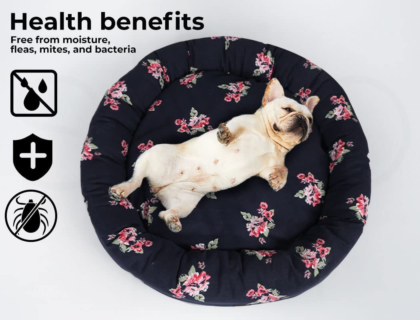 Gorgeous Poofy Dog & Cat Bed – XXL Round Shape, Ultra-Soft Fleece, Premium Microfiber Cushion for Ultimate Comfort