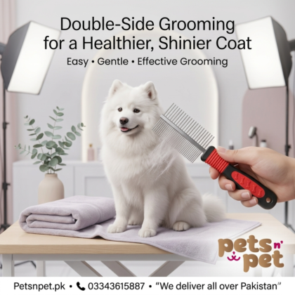 Double side pet comb