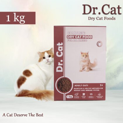 Dr. Cat Food – Chicken Flavor | 500g & 1kg | Complete Nutrition for All Life Stages