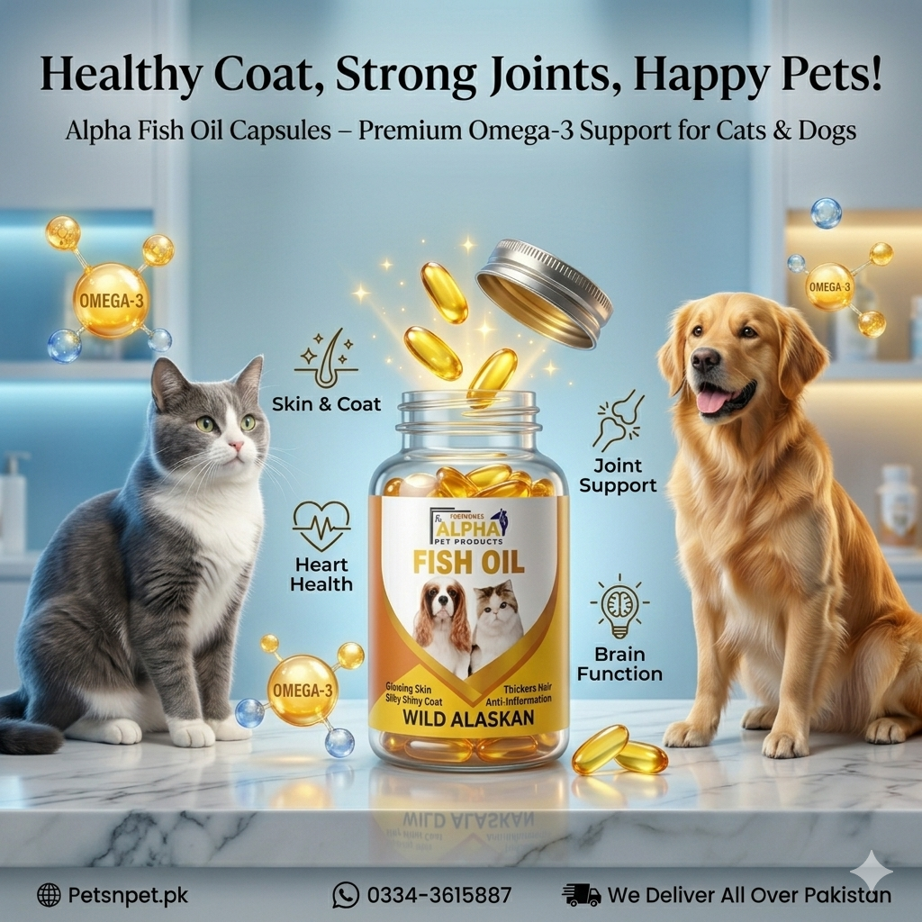 Fish pil capsule for cats and dogs