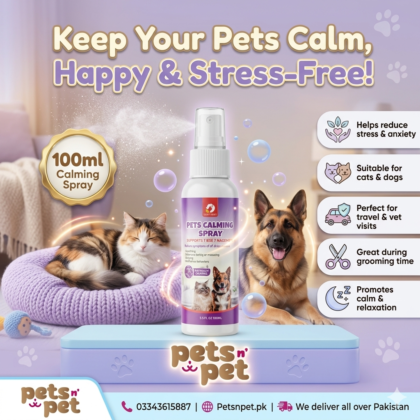 🐾 Pet Calming Spray – Stress Relief & Relaxation Spray for Cats & Dogs