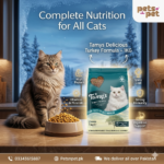 🐱 Tamys Delicious Cat Food 1KG Turkey Formula – Complete & Nutritious Meal for Cats of All Breeds & Life Stages