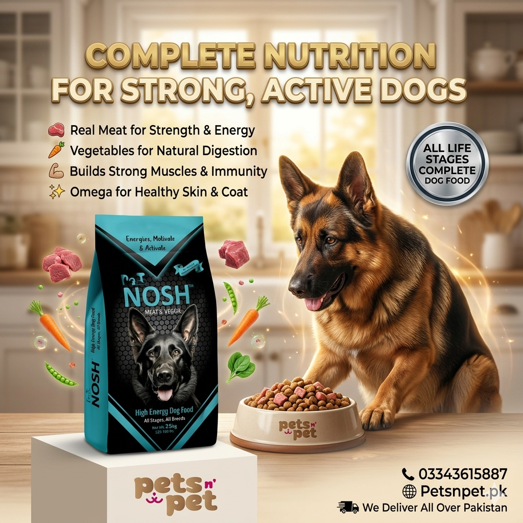Give your dog the perfect balance of taste and nutrition with Nosh Dog Food – Meat & Veggie Flavor, a premium meal made from real meat and wholesome vegetables
