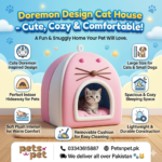 Doremon design cat house