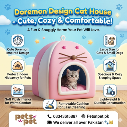 Doremon design cat house