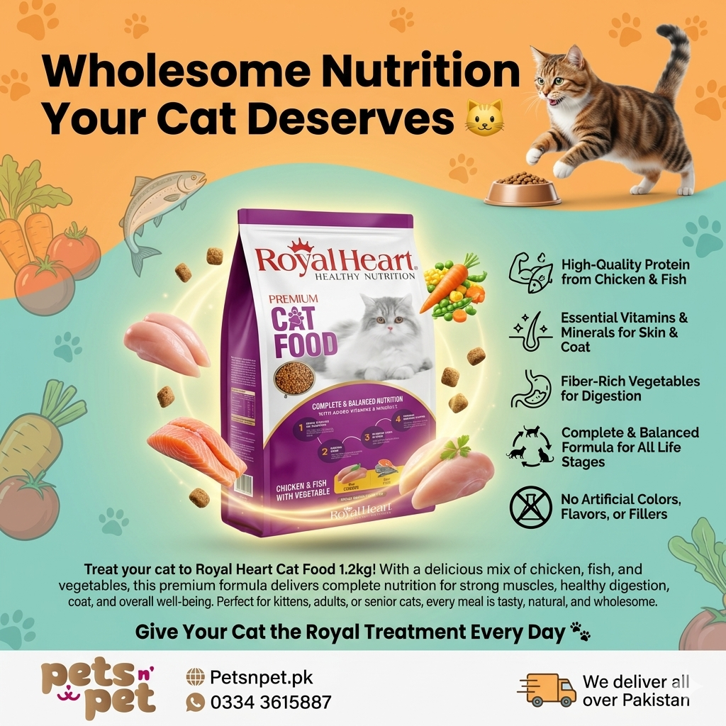Royal heart cat food
