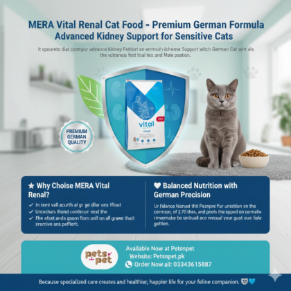 MERA VITAL Renal Cat Food – Advanced Kidney Support Diet for Felines (German Premium)