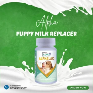 Give your newborn and orphaned puppies the best start in life with Alphalac Puppy Milk Replacer. Specially designed to mimic a mother dog’s milk,
