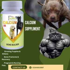 Calciu suppliments for cats and dogs