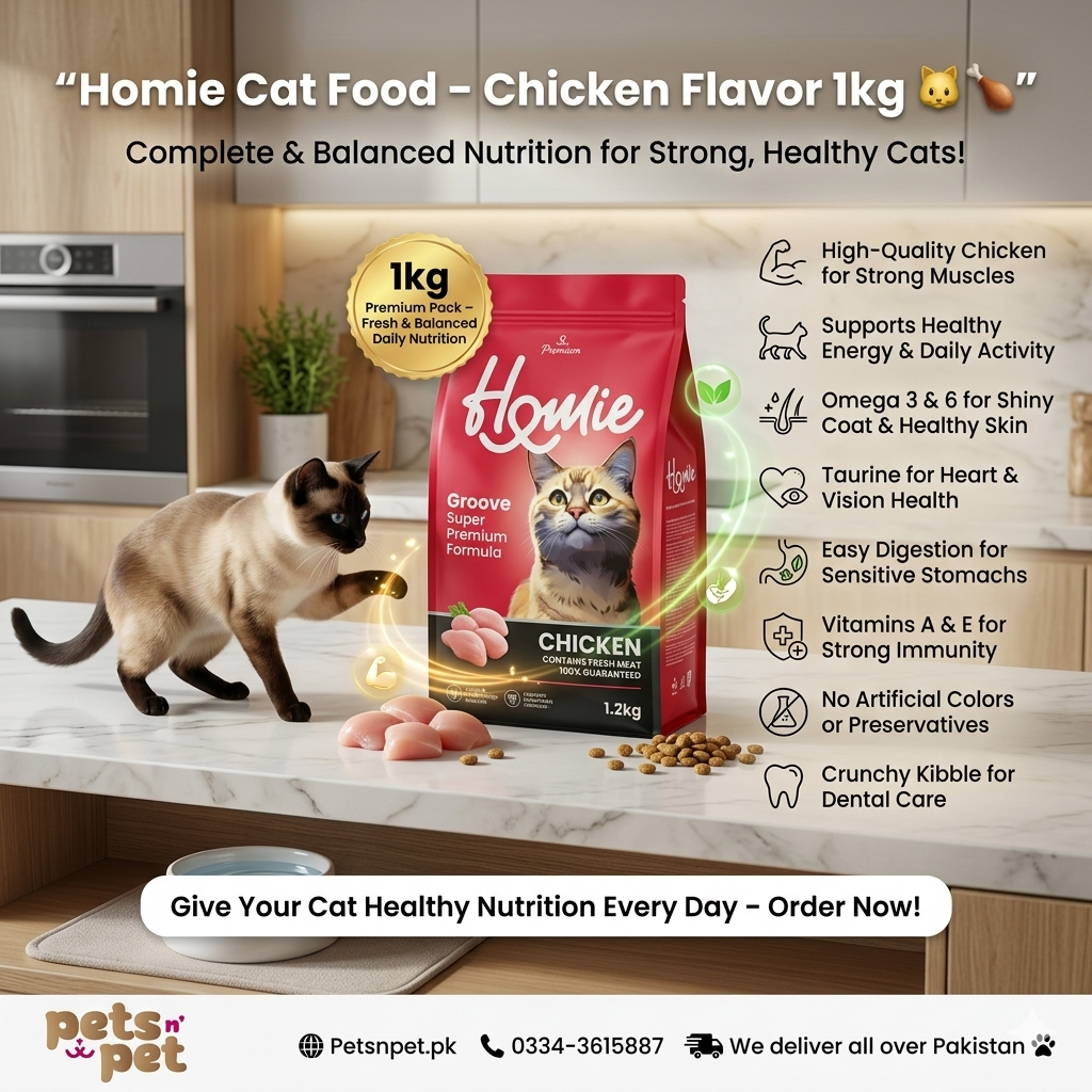 Homie Cat Food Chicken Flavor