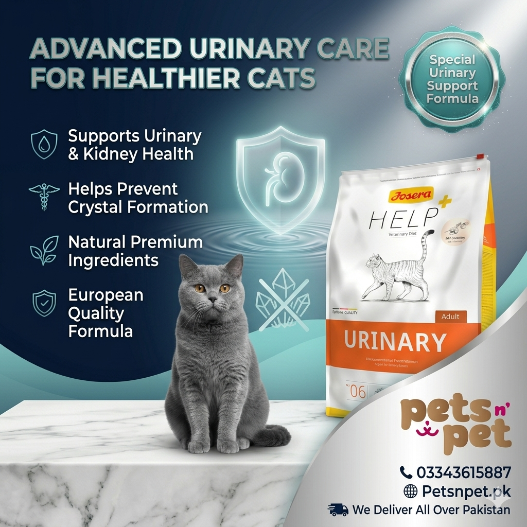 Keep your cat healthy and comfortable with Josera Urinary Cat Food, a premium diet specially formulated to support urinary tract health and prevent crystal formation.