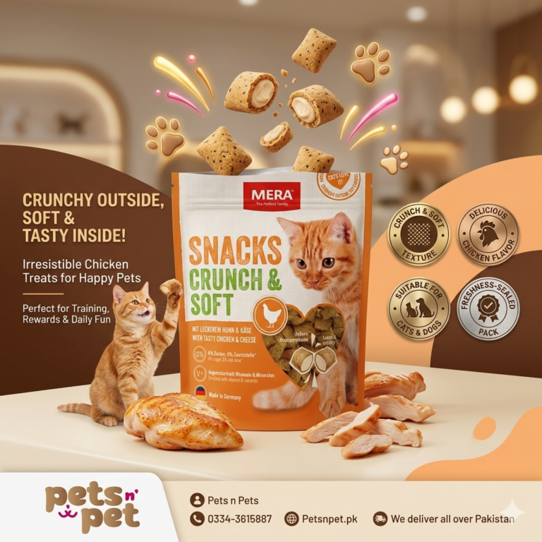Mera Snacks Crunch & Soft – Chicken Dry Treats (200g)