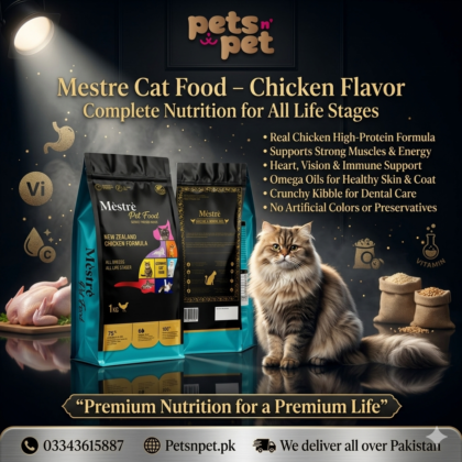 Mestre Cat Food Chicken Flavor for All Life Stages, NZ Formula