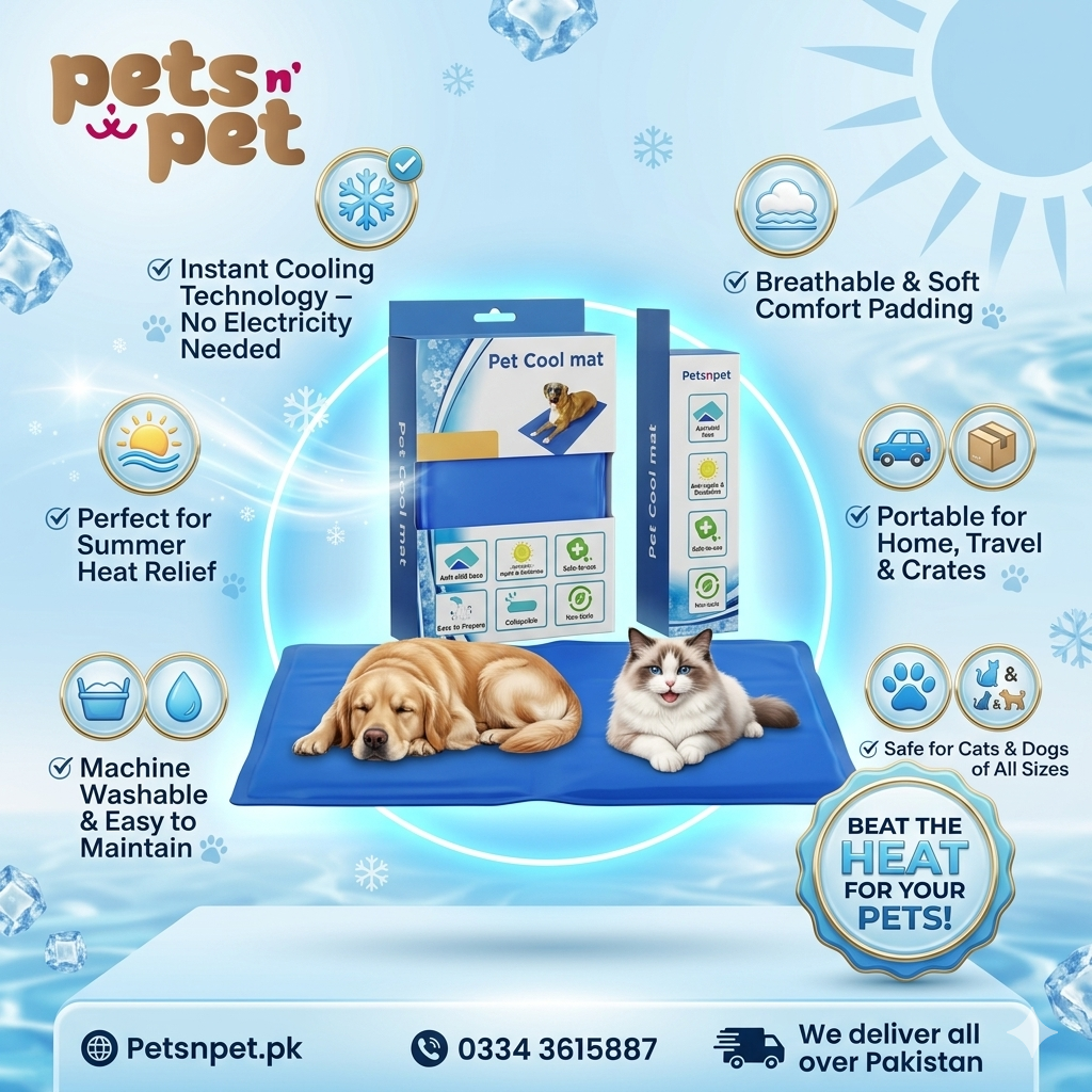 Pet Cooling Mat β Washable Breathable Pad for Dogs & Cats