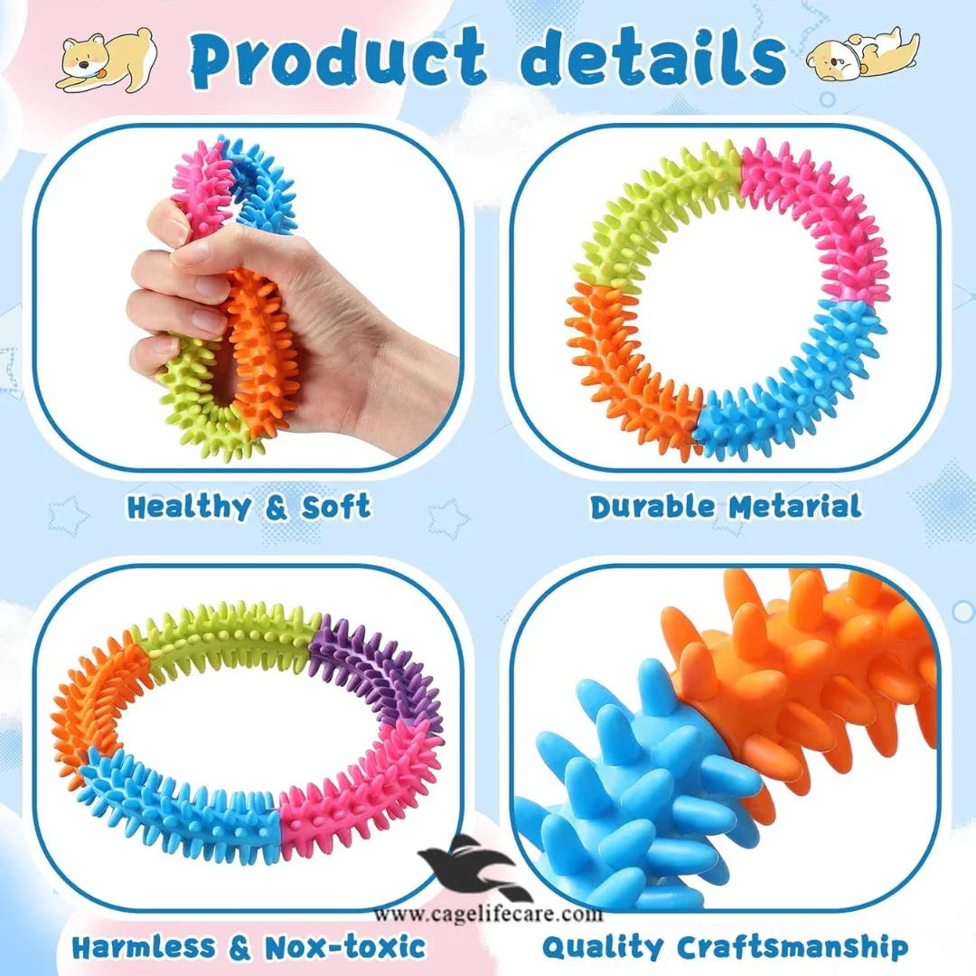 Pet Round Teether Toy For Cats and Dogs