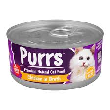 Bundle Deal – 4 Cans of Purrs Tin Cat Food