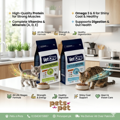 Give your cats the best start and sustained health with Vetone Adult & Kitten Food, a premium formula crafted to deliver complete and balanced nutrition for cats of all ages.