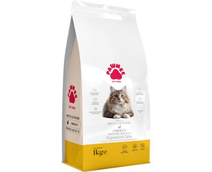🐱 Pawnee Digestive Care Adult Cat Food Chicken Formula – Complete Digestive Support Dry Food for Adult Cats