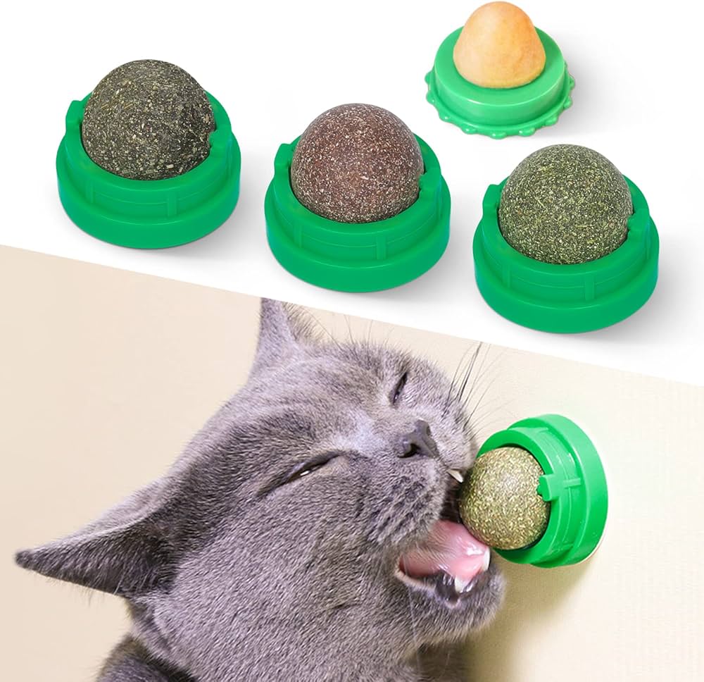 🐱 Catnip Ball Toy Wall Stick for Cats – Interactive Fun, Natural Stimulation & Healthy Playtime - Image 3