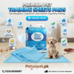 Buy Premium Pet Training Sheets Pads 10 sheets pack Size 60x90 Online in Pakistan Leak-Proof Puppy Training Pads for Dogs & Cats