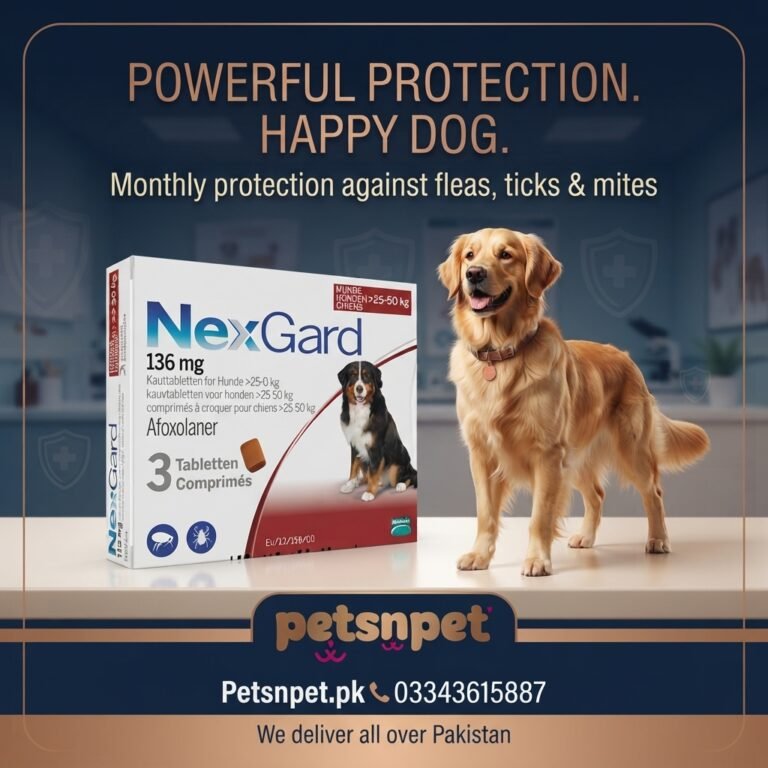 Nexgard Chewable Tablet For Dogs Weight 25-50Kg – 1 Tablet