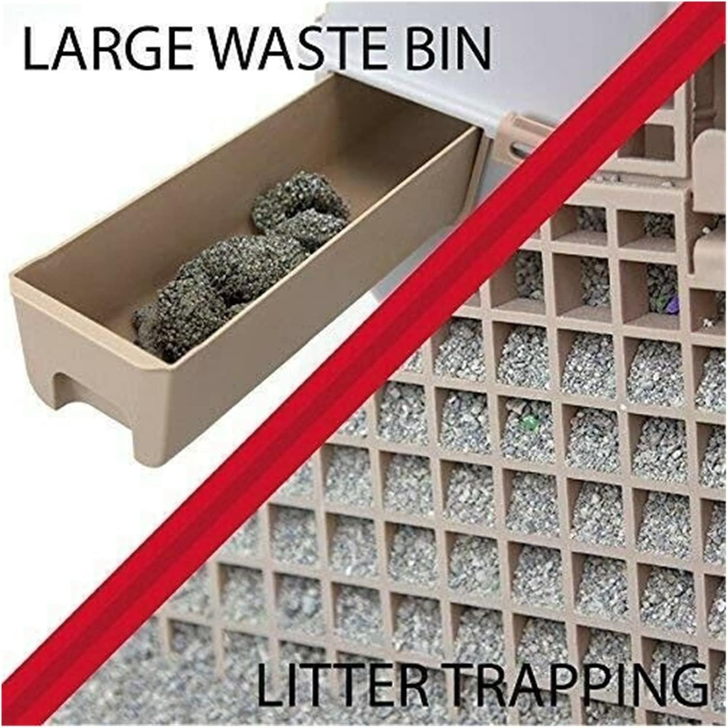 Semi-Automatic Cat Litter Box – Easy-Clean Self-Sifting Litter Tray for Cats - Image 4