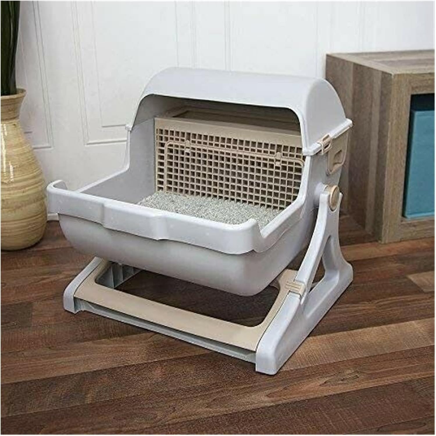 Semi-Automatic Cat Litter Box – Easy-Clean Self-Sifting Litter Tray for Cats - Image 3