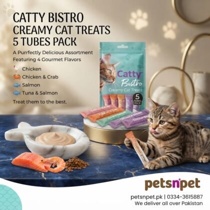 Catty Bistro Creamy Cat Treats 5 Tubes Pack