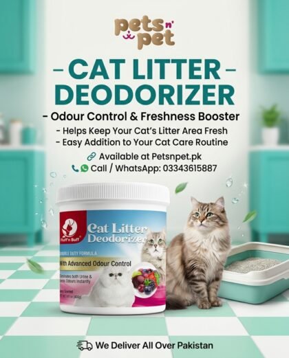 Cat Litter Deodorizer – Odour Control & Freshness Booster for Cat Litter